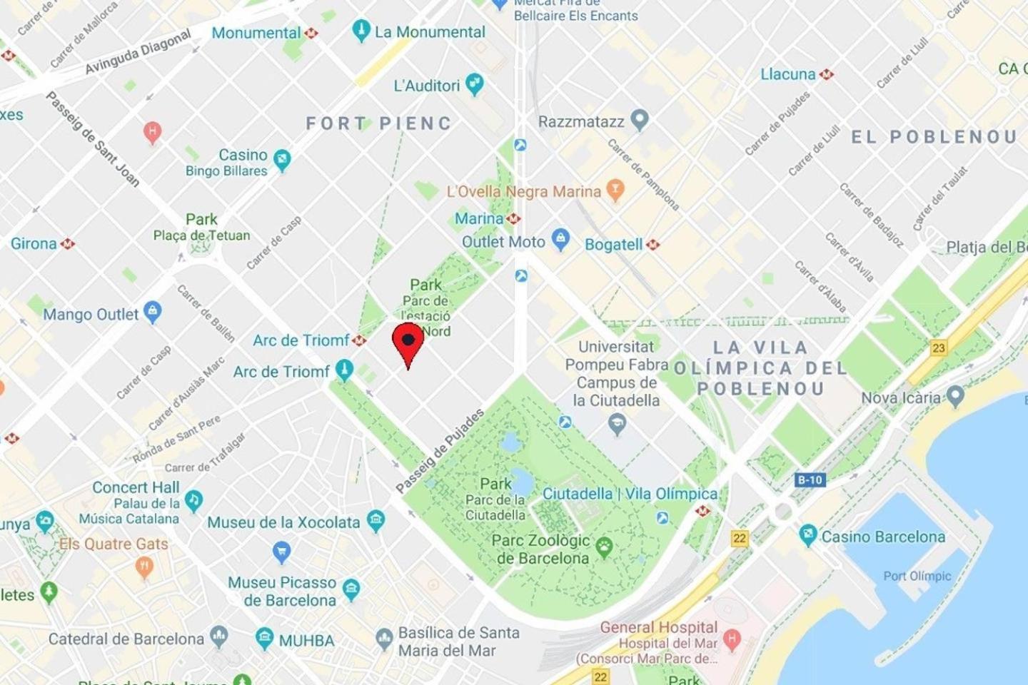 Cozy 2 Bedroom Next To Arc De Triomf Apartament
